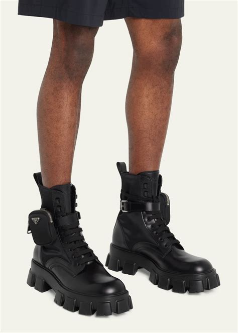 used mens prada boots|Prada men's boots sale.